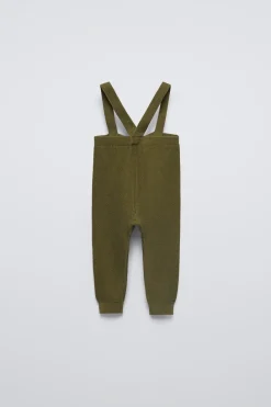 Niños ZARA 6 - 18 Meses·Punto|6 - 18 Meses·Pantalones / Leggings<PANTALÓN TIRANTES