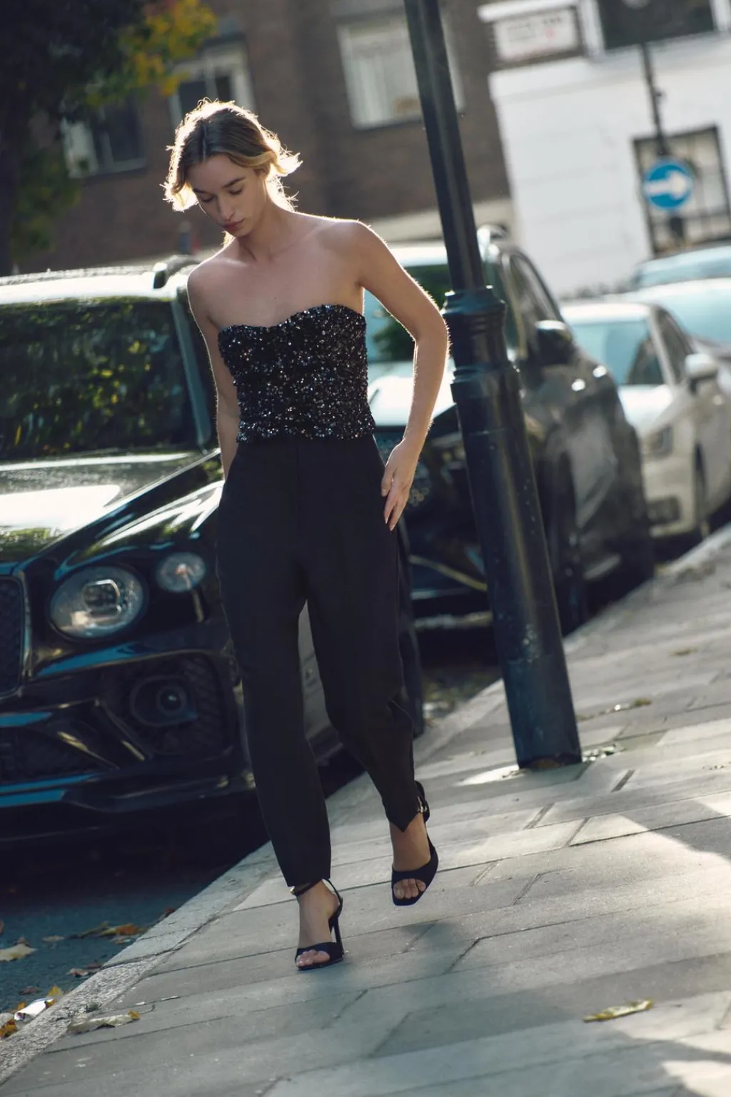 Outlet PANTALÓN TIRO ALTO Mujer Pantalones