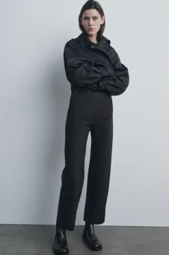 Outlet PANTALÓN TIRO ALTO BOTONES ZW COLLECTION Mujer Pantalones