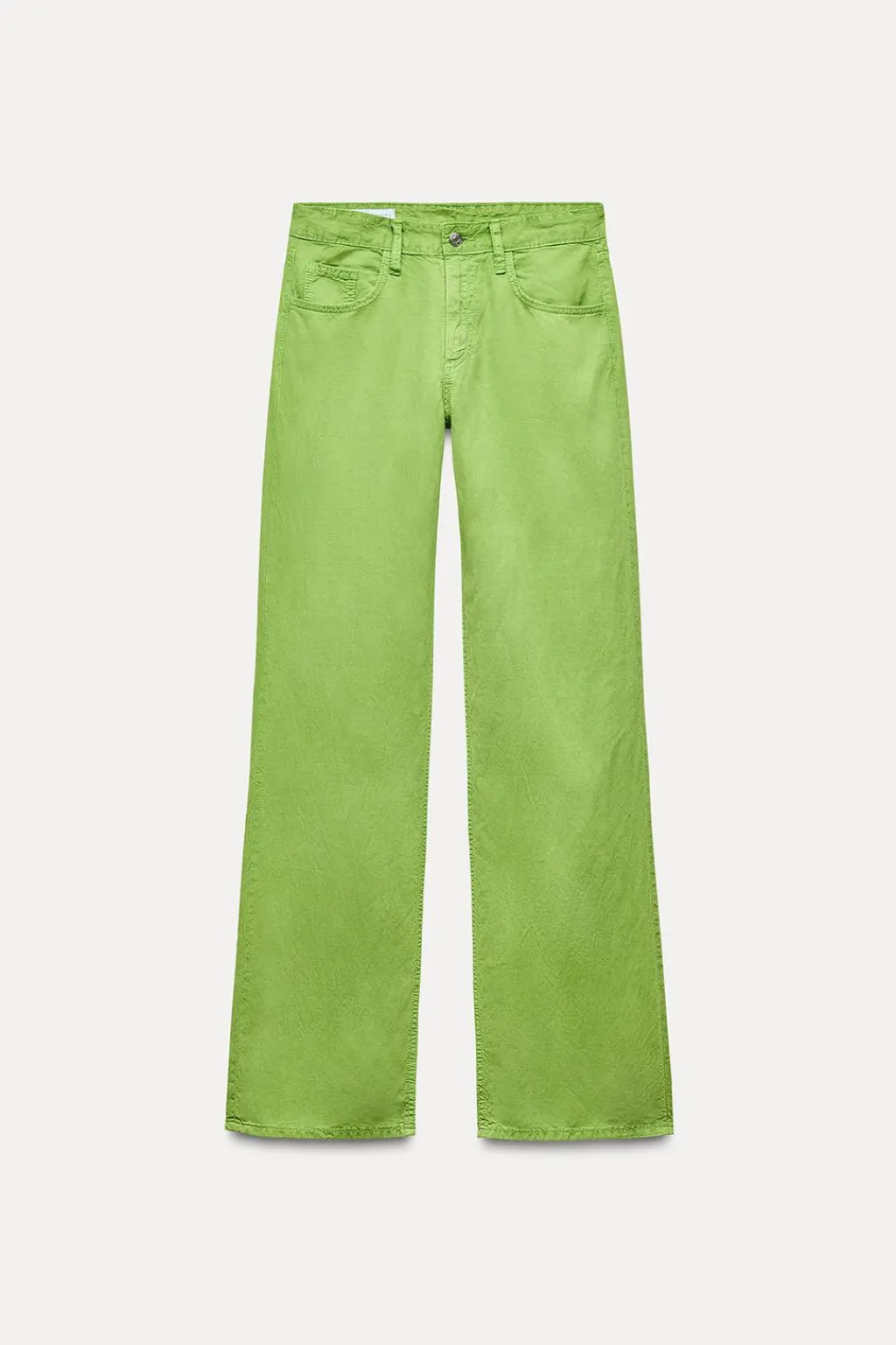 Outlet PANTALÓN TIRO MEDIO WIDE LEG Mujer Pantalones