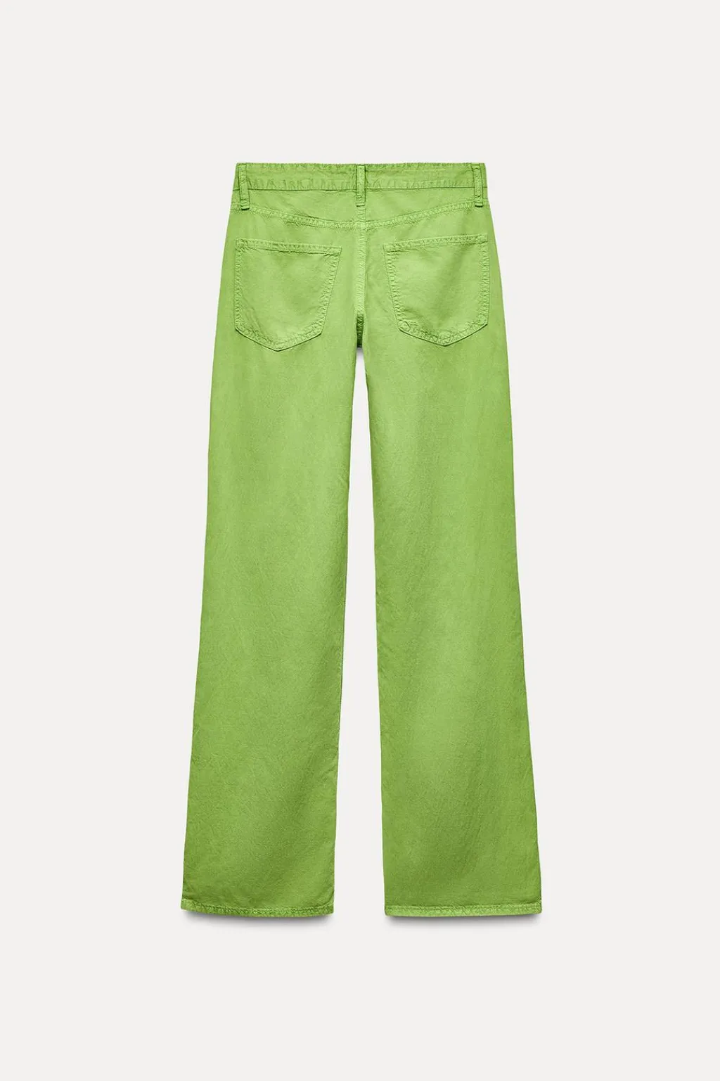 Outlet PANTALÓN TIRO MEDIO WIDE LEG Mujer Pantalones
