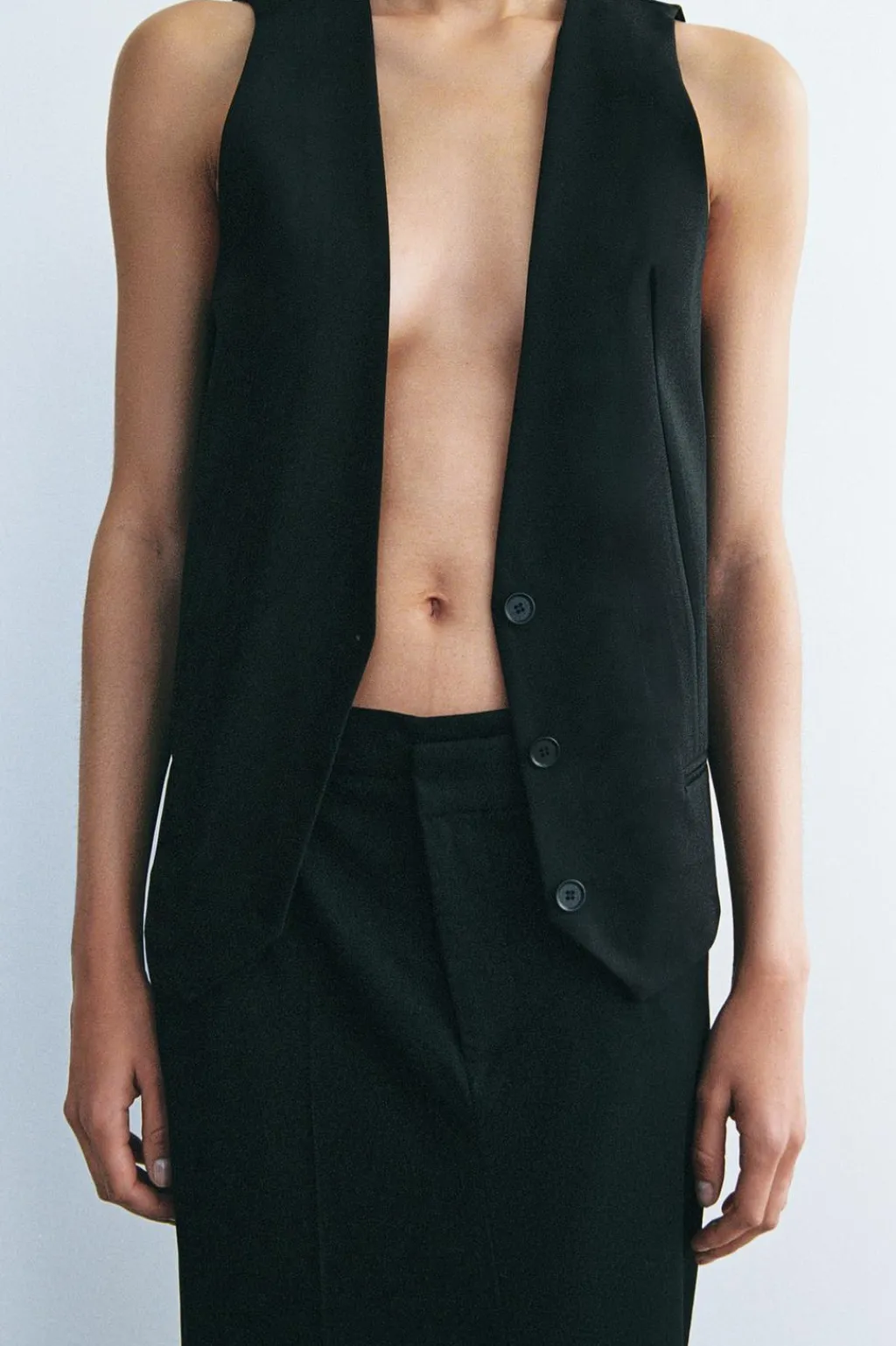 Hot PANTALÓN TOBILLERO BANDA SATINADA Mujer Pantalones