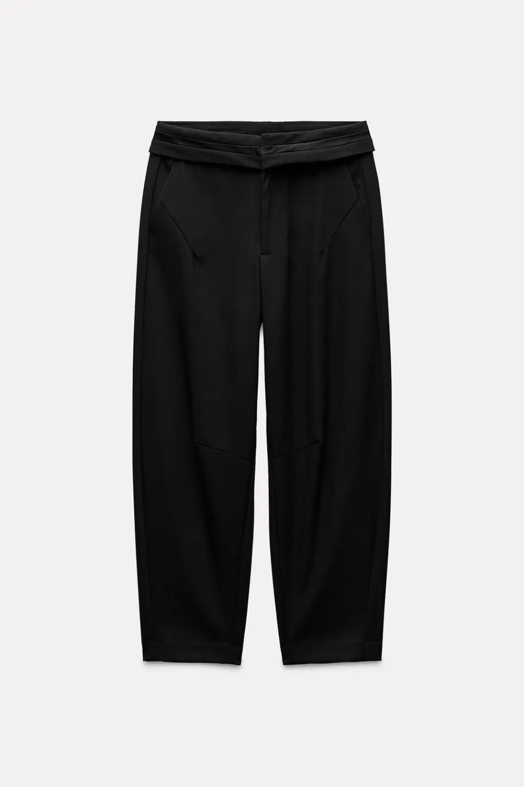 Hot PANTALÓN TOBILLERO BANDA SATINADA Mujer Pantalones