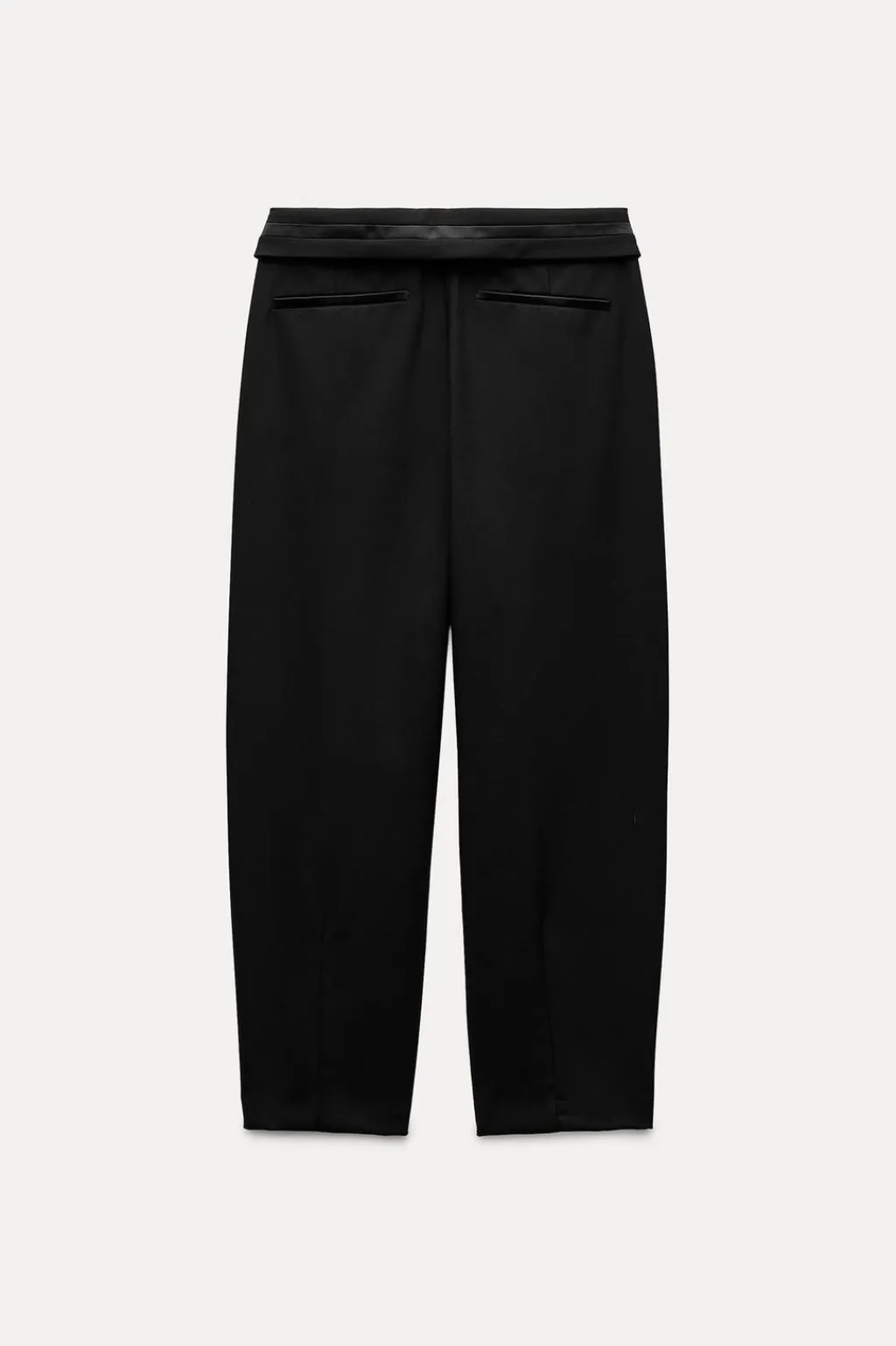 Hot PANTALÓN TOBILLERO BANDA SATINADA Mujer Pantalones