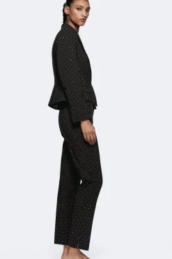 Discount PANTALÓN TOBILLERO BRILLOS Mujer Pantalones