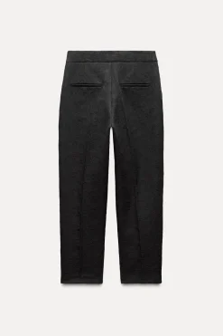 New PANTALÓN TOBILLERO JACQUARD Mujer Pantalones