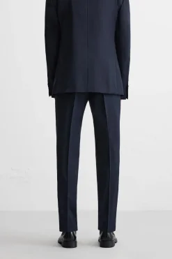 Outlet PANTALÓN TRAJE 100% LANA Hombre Pantalones