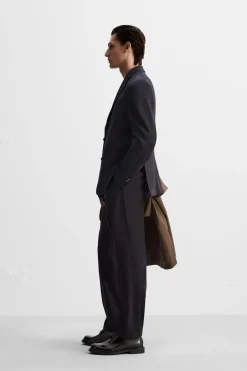 Fashion PANTALÓN TRAJE 100% LANA Hombre Pantalones