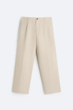 Discount PANTALÓN TRAJE 100% LINO Hombre Pantalones