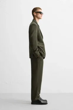 Fashion PANTALÓN TRAJE ALGODÓN - LINO Hombre Pantalones