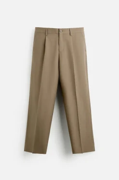 Online PANTALÓN TRAJE CON LANA Hombre Pantalones