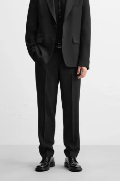 New PANTALÓN TRAJE CON LANA Hombre Pantalones