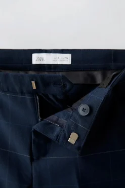Niños ZARA 6 - 14 Años·Pantalones|6 - 14 Años·Trajes<PANTALÓN TRAJE CUADROS