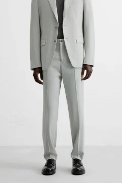 New PANTALÓN TRAJE ESTRUCTURA Hombre Pantalones