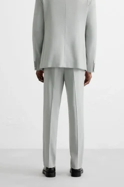 New PANTALÓN TRAJE ESTRUCTURA Hombre Pantalones