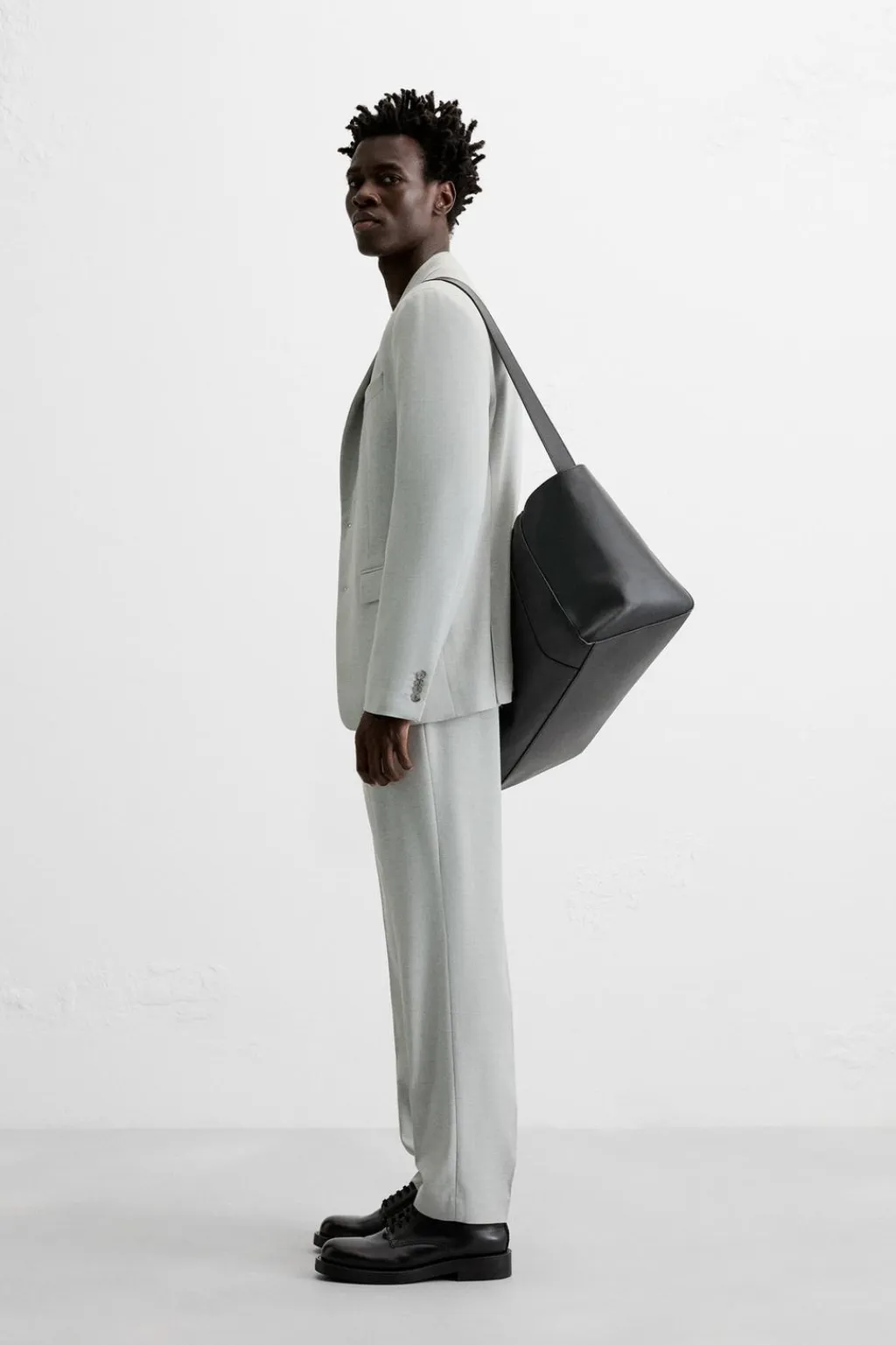 New PANTALÓN TRAJE ESTRUCTURA Hombre Pantalones