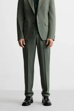 Fashion PANTALÓN TRAJE ESTRUCTURA Hombre Pantalones