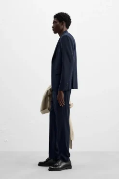 New PANTALÓN TRAJE ESTRUCTURA Hombre Pantalones