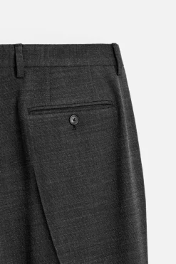 Hot PANTALÓN TRAJE ESTRUCTURA Hombre Pantalones