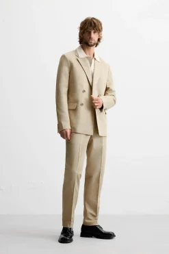 Best PANTALÓN TRAJE LINO - ALGODÓN Hombre Pantalones