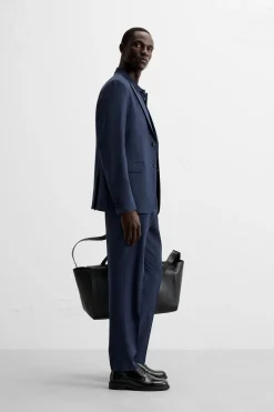 Fashion PANTALÓN TRAJE PATA DE GALLO Hombre Pantalones