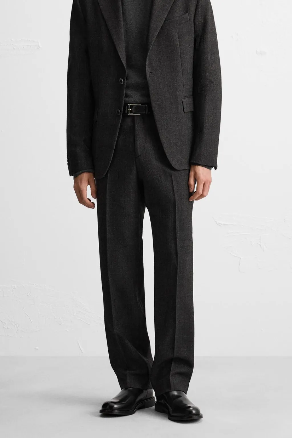 Outlet PANTALÓN TRAJE TWILL LANA Hombre Pantalones