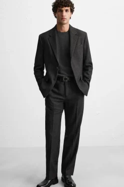 Outlet PANTALÓN TRAJE TWILL LANA Hombre Pantalones