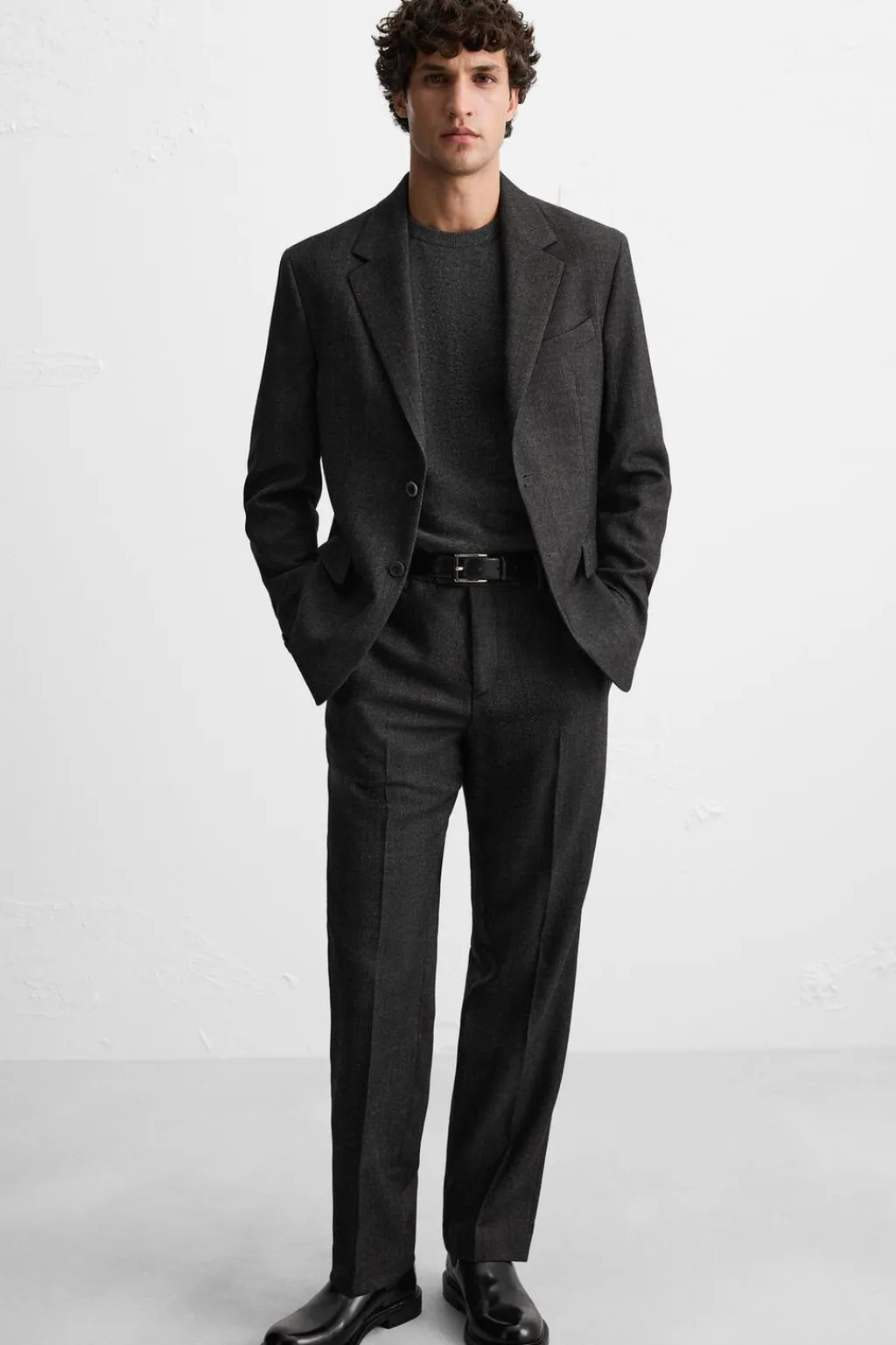 Outlet PANTALÓN TRAJE TWILL LANA Hombre Pantalones