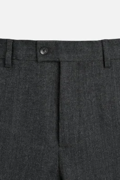 Outlet PANTALÓN TRAJE TWILL LANA Hombre Pantalones