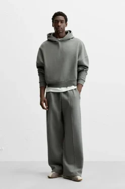 Best PANTALÓN WIDE FIT COSTURAS Hombre Pantalones