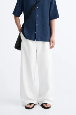 Fashion PANTALÓN WIDE FIT PLIEGUES Hombre Pantalones