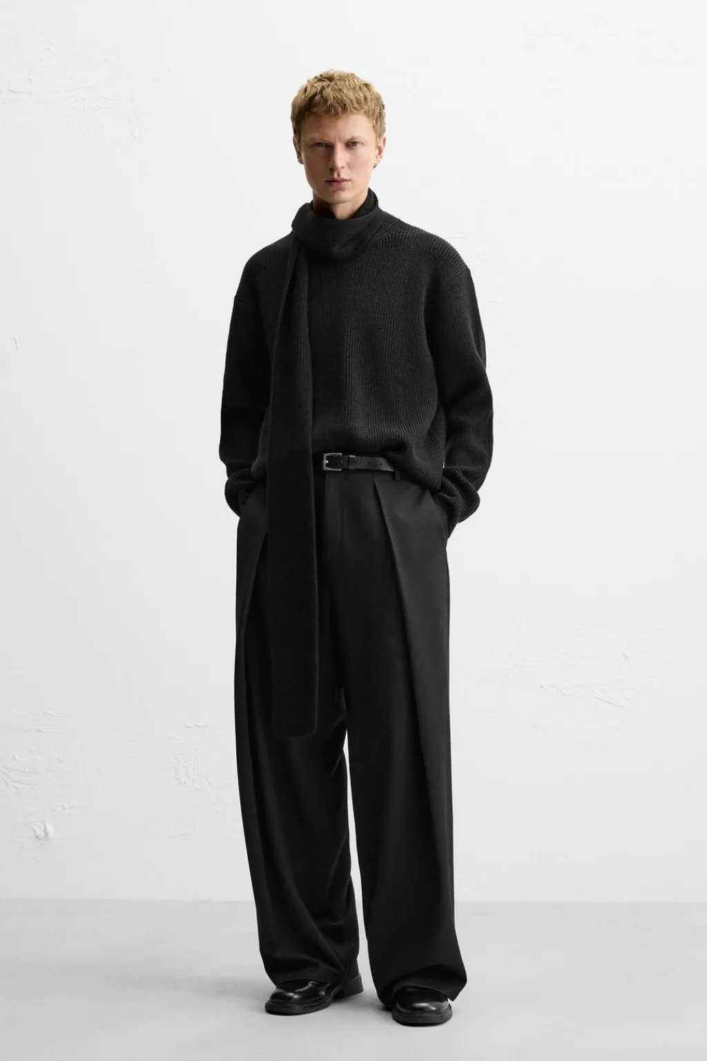 New PANTALÓN WIDE FIT PLIEGUES Hombre Pantalones