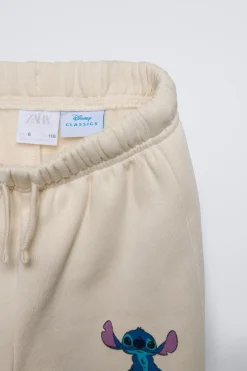 Niños ZARA 6 - 14 Años·Pantalones|6 - 14 Años·Deporte / Jogging<PANTALÓN WIDE LEG LILO & STITCH © DISNEY