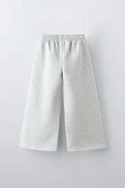 Niños ZARA 6 - 14 Años·Pantalones|6 - 14 Años·Deporte / Jogging<PANTALÓN WIDE LEG TEXTO
