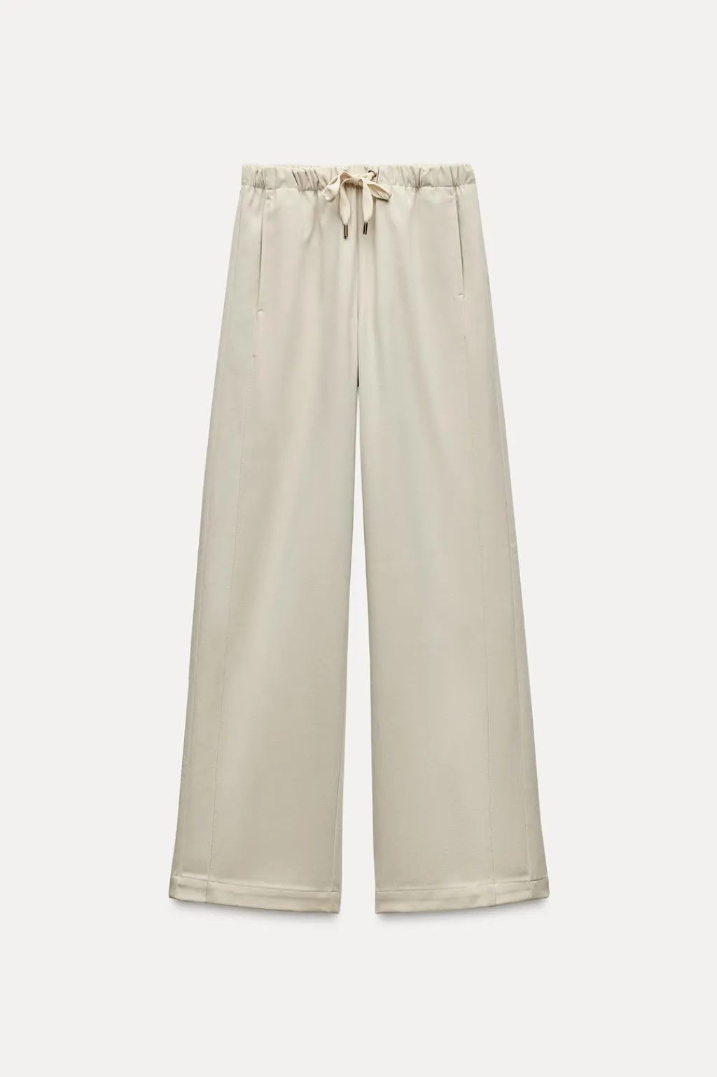 Discount PANTALÓN WIDE LEG TEXTURA Mujer Pantalones