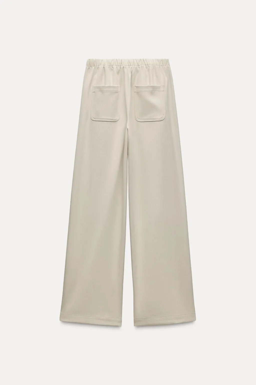 Discount PANTALÓN WIDE LEG TEXTURA Mujer Pantalones