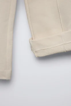 Niños ZARA 6 - 14 Años·Pantalones|6 - 14 Años·Deporte / Jogging<PANTALÓN WIDELEG NERVIO