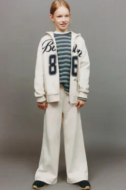 Niños ZARA 6 - 14 Años·Pantalones|6 - 14 Años·Deporte / Jogging<PANTALÓN WIDELEG NERVIO