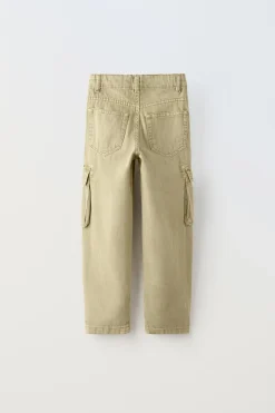 Niños ZARA 6 - 14 Años·Pantalones<PANTALON SARGA MULTIBOLSILLOS CARGO