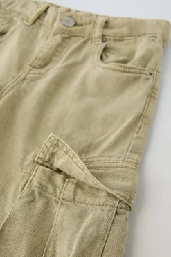 Niños ZARA 6 - 14 Años·Pantalones<PANTALON SARGA MULTIBOLSILLOS CARGO