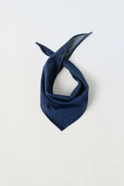 Niños ZARA 1½ - 6 Años·Accesorios|6 - 14 Años·Accesorios<PAÑOLETA TRIANGULAR DENIM