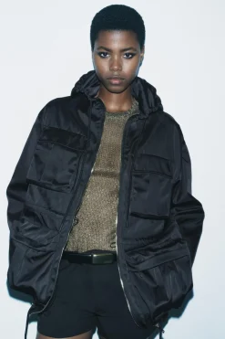 Outlet PARKA BOLSILLOS ZW COLLECTION Mujer Abrigos / Anoraks|Chaquetas / Cazadoras