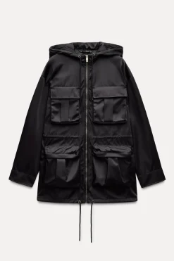 Outlet PARKA BOLSILLOS ZW COLLECTION Mujer Abrigos / Anoraks|Chaquetas / Cazadoras