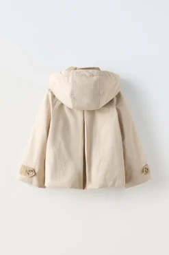 Niños ZARA 6 - 18 Meses·Abrigos / Buzos<PARKA CORTA CAPUCHA WATER REPELLENT