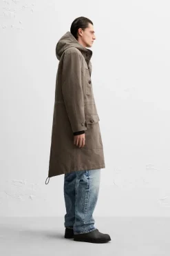 Outlet PARKA DESMONTABLE WATER REPELLENT Hombre Cazadoras|Abrigos / Gabardinas