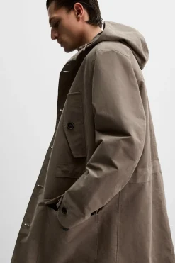 Outlet PARKA DESMONTABLE WATER REPELLENT Hombre Cazadoras|Abrigos / Gabardinas