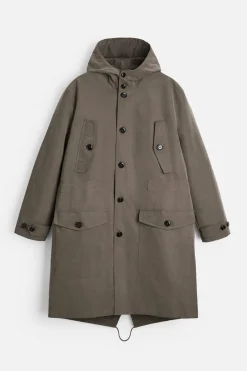 Outlet PARKA DESMONTABLE WATER REPELLENT Hombre Cazadoras|Abrigos / Gabardinas