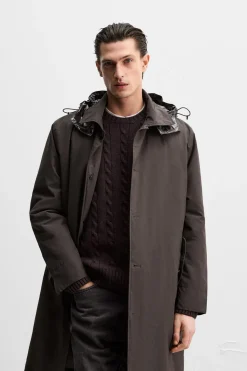 Best PARKA DESMONTABLE WATER REPELLENT Hombre Cazadoras|Abrigos / Gabardinas