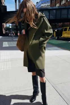 Hot PARKA ENGOMADA ZW COLLECTION Mujer Chaquetas / Cazadoras