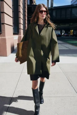 Hot PARKA ENGOMADA ZW COLLECTION Mujer Chaquetas / Cazadoras